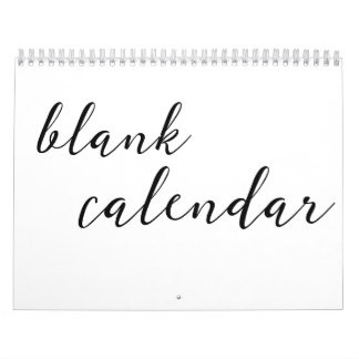 Empty Calendar 2026 White Template