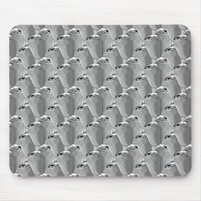 Empty Cans Pattern Mouse Pad (Front)