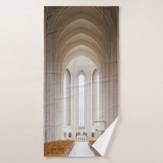 EMPTY CATHEDRAL INTERIOR BATH TOWEL