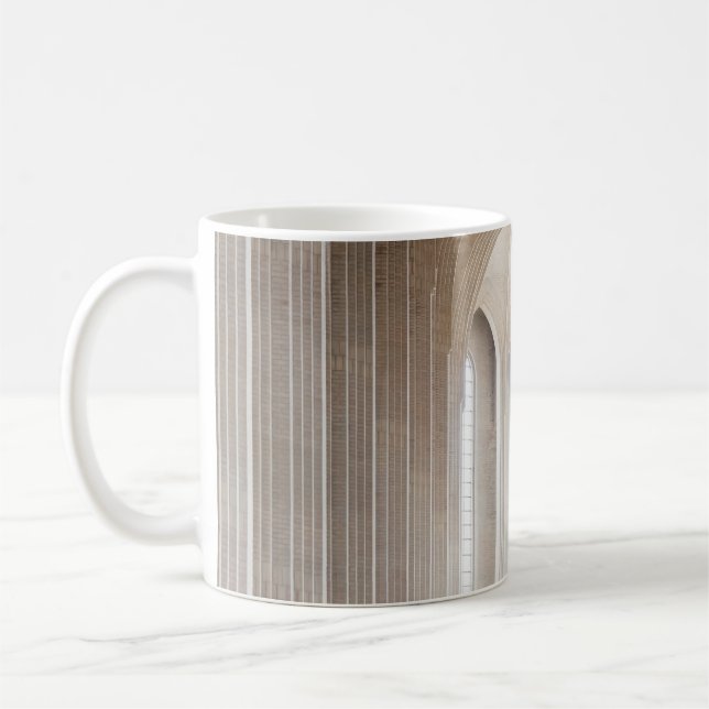EMPTY CATHEDRAL INTERIOR COFFEE MUG (Left)