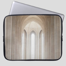 EMPTY CATHEDRAL INTERIOR LAPTOP SLEEVE