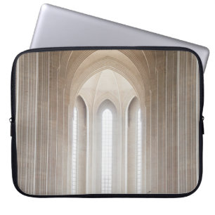 EMPTY CATHEDRAL INTERIOR LAPTOP SLEEVE