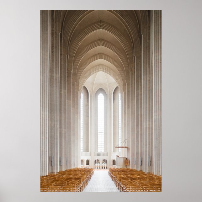 EMPTY CATHEDRAL INTERIOR POSTER (Front)