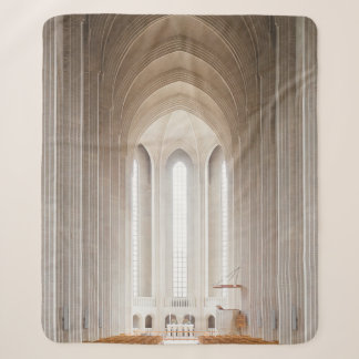 EMPTY CATHEDRAL INTERIOR SHERPA BLANKET
