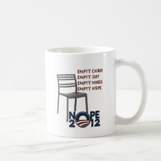 Empty Chair, Empty Obama Coffee Mug