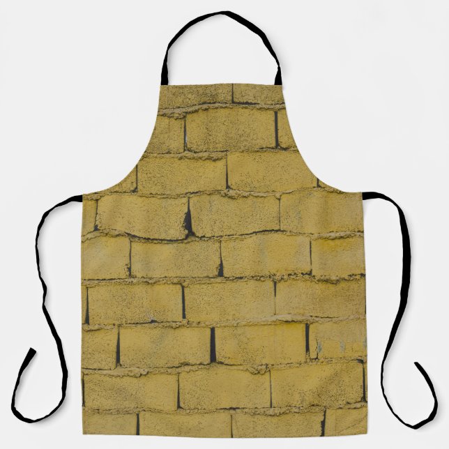 Empty concrete brick wall apron (Front)