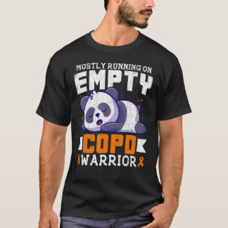 Empty COPD Warrior Awareness Support Month Orange  T-Shirt