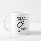 Empty Cup of Care Funny Mug | Zazzle