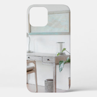 EMPTY DESK NEAR CURTAIN iPhone 12 CASE