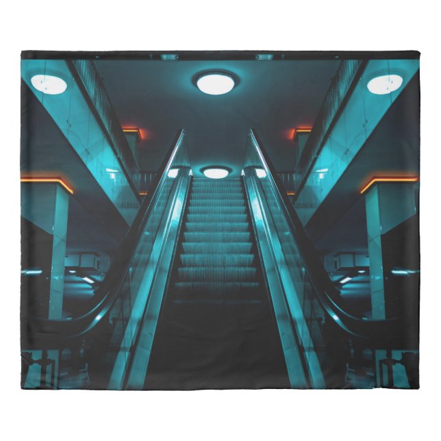 EMPTY ESCALATOR DUVET COVER (Front)