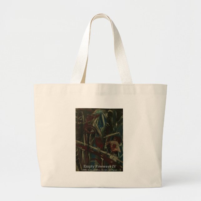 empty freeways IV Large Tote Bag (Front)