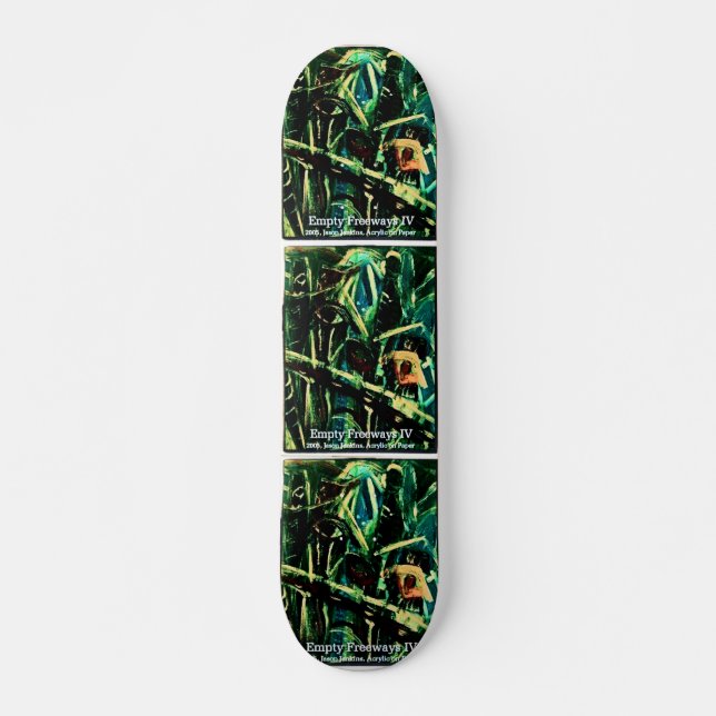 EMPTY FREEWAYS IV SKATEBOARD DECK (Front)