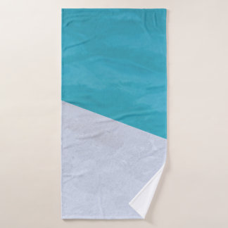 Empty gray floor beside pool bath towel