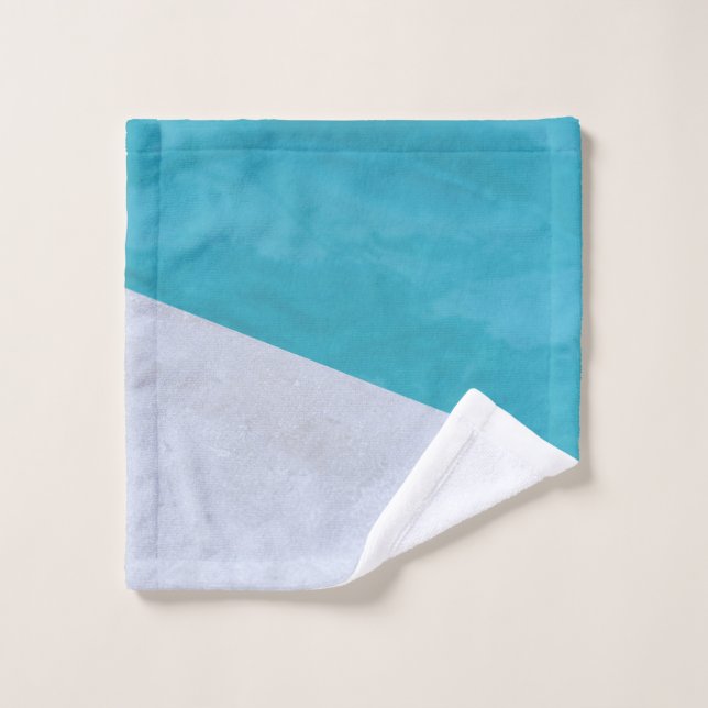 Empty gray floor beside pool wash cloth (Wash Cloth)