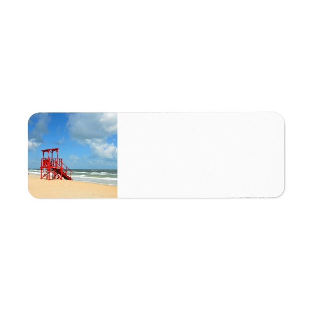 empty lifeguard station label (Front)