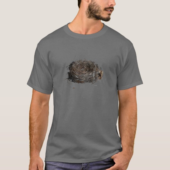 Empty Nest Bird Nest Photograph Symbolic Of Childr T-Shirt (Front)