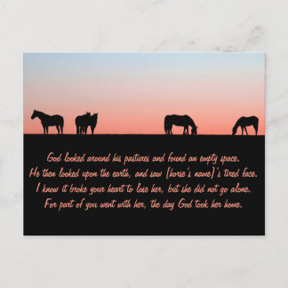 Empty Pasture Postcard