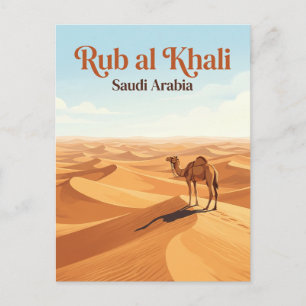 Empty Quarter Rub al Khali Saudi Arabia Postcard