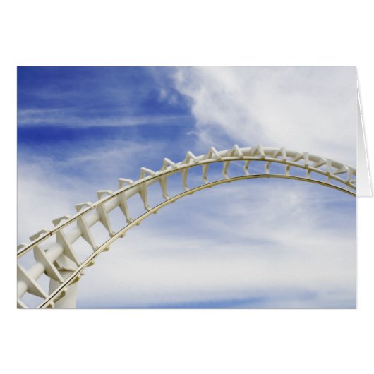 Empty roller coaster tracks cards (Front Horizontal)