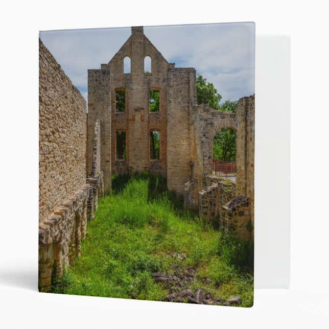 Empty Room Ruins 3 Ring Binder (Front/Inside)