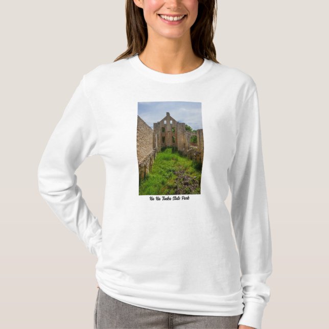 Empty Room Ruins Long Sleeve T-Shirt (Front)