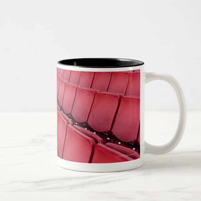 Empty Seats in Stadium Two-Tone Coffee Mug (Right)