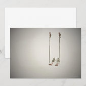 Empty Skis and Poles (Front/Back)