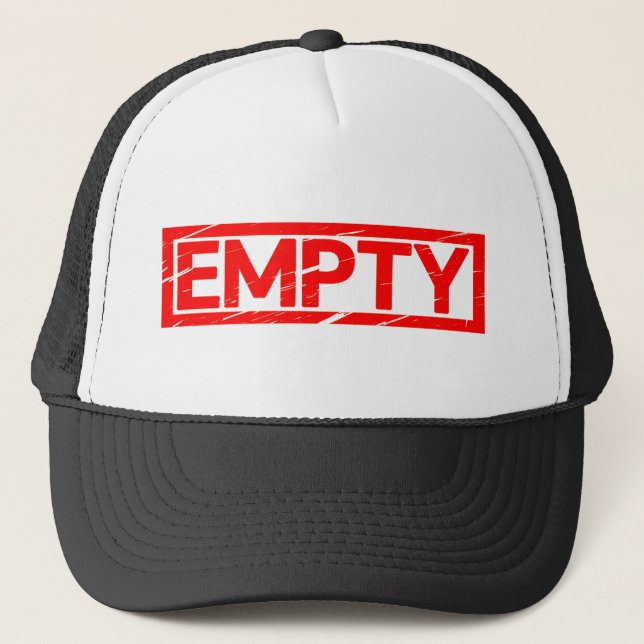 Empty Stamp Trucker Hat (Front)