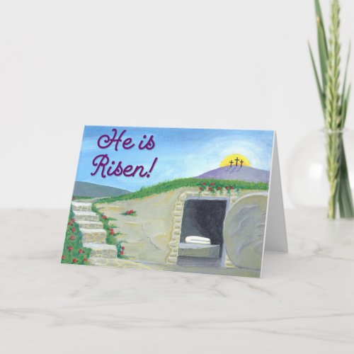 Empty Tomb Easter Card