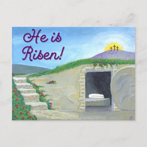 Empty Tomb Inspirational Post Card