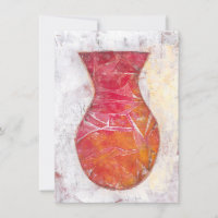 Empty Vessel - Flower Vase Greeting Card