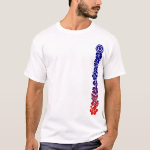 Empyreal Hawaiian - Vertical Hibiscus T-Shirt