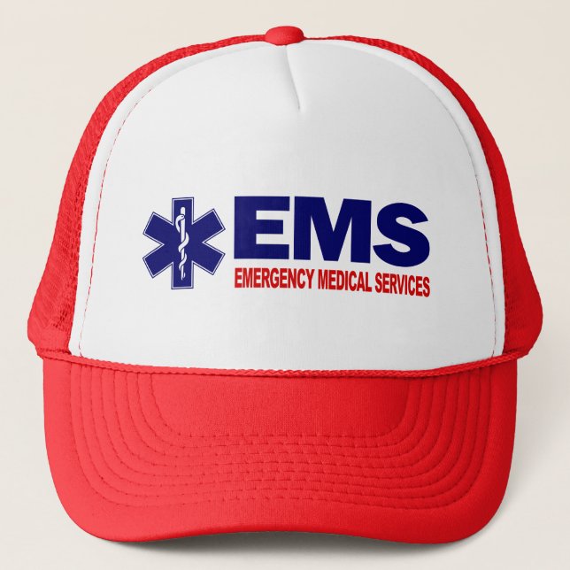 EMS 3 TRUCKER HAT (Front)