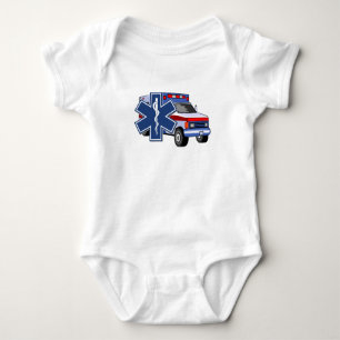 EMS Ambulance Baby Bodysuit