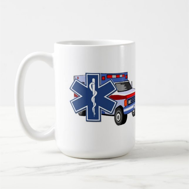 EMS Ambulance Coffee Mug (Left)