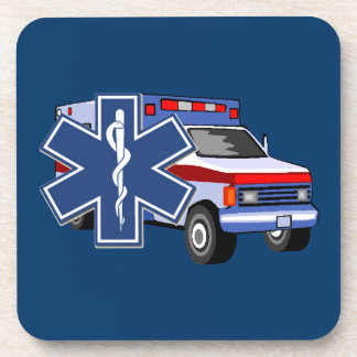 EMS Ambulance Drink Coaster