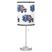 EMS Ambulance EMT Paramedic Rescue Lights Table Lamp (Left)