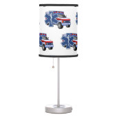 EMS Ambulance EMT Paramedic Rescue Lights Table Lamp (Right)