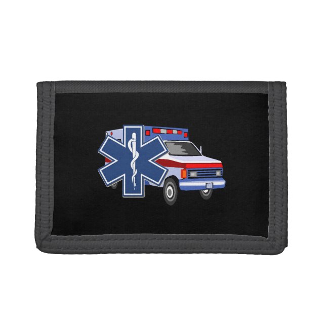 EMS Ambulance For EMT and Paramedics Wallet (Front)