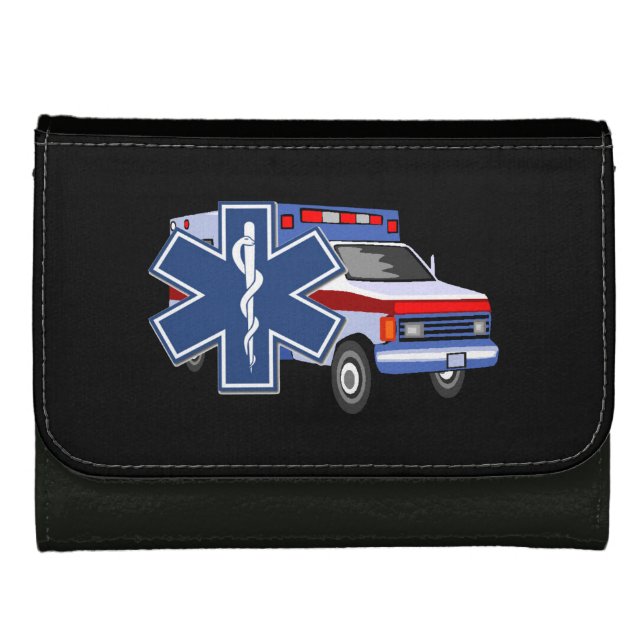 EMS Ambulance For EMT and Paramedics Wallet (Front)