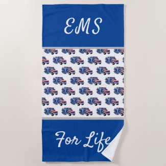 EMS For Life Beach, Hand and Kitchen Towels