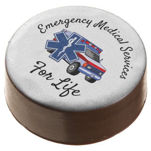 EMS Ambulance For Life    Chocolate Covered Oreo