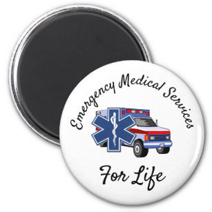 EMS Ambulance For Life     Magnet