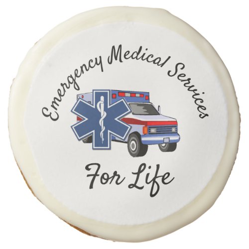 EMS Ambulance For Life    Sugar Cookie