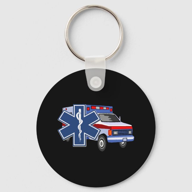 EMS Ambulance Keychain (Front)