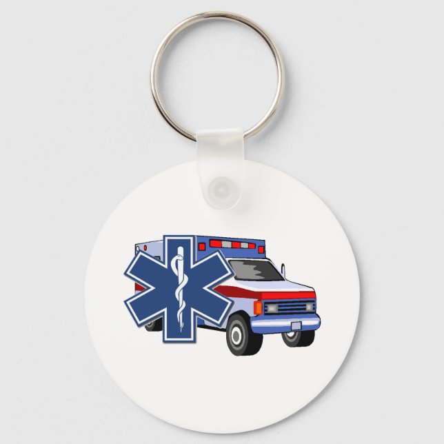 EMS Ambulance Keychain (Front)