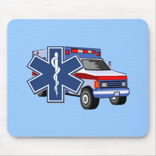 EMS Ambulance Mouse Pad