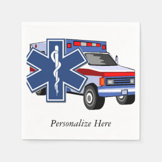 EMS Ambulance Napkins