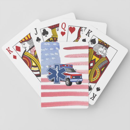 EMS Ambulance Poker Cards