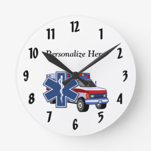 EMS Ambulance Round Clock